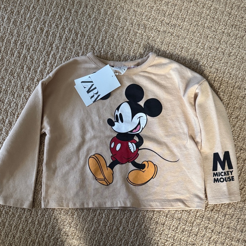 Zara Kids Mickey Mouse shirt